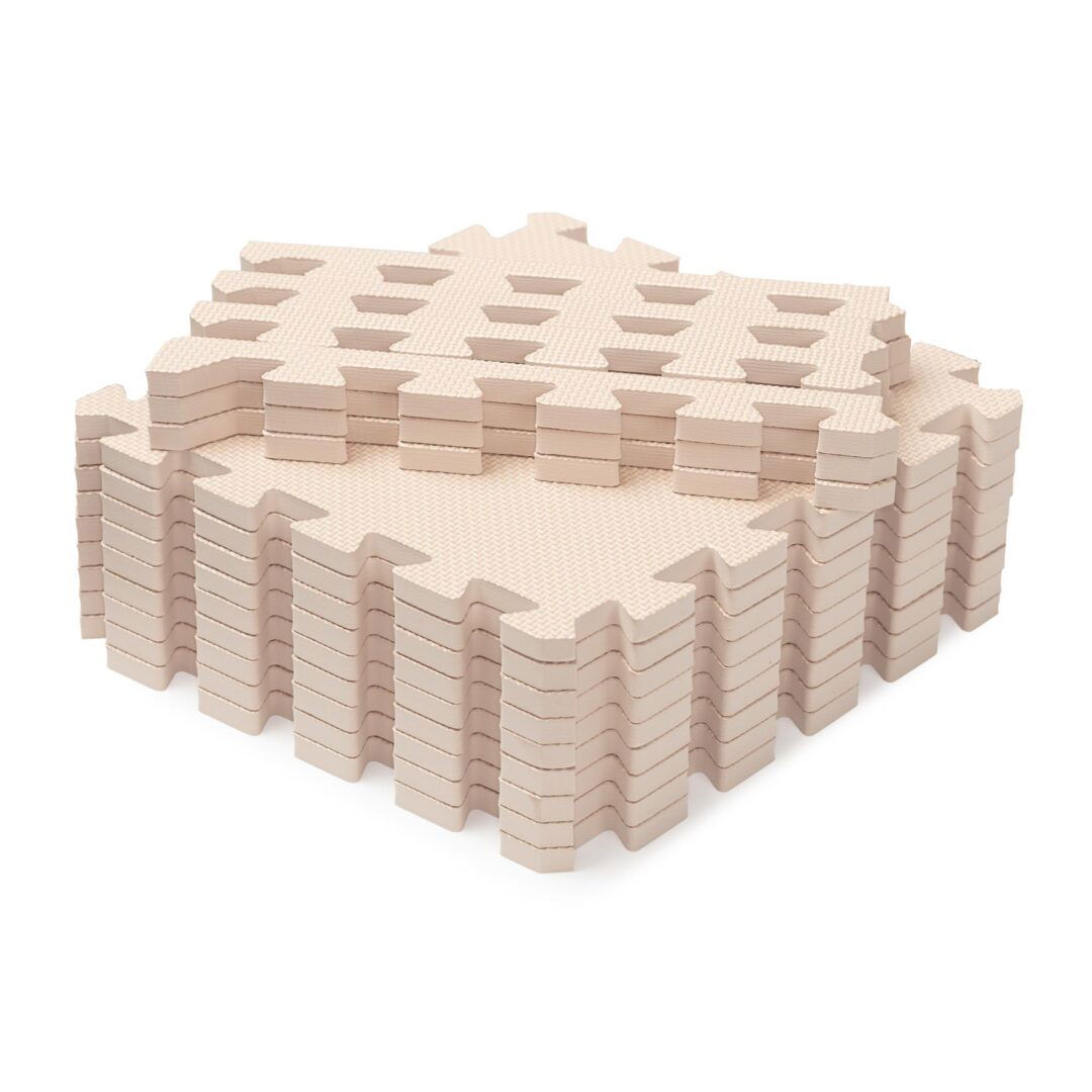 Beige 30cm EVA Foam Mats | Soft Floor KIDS