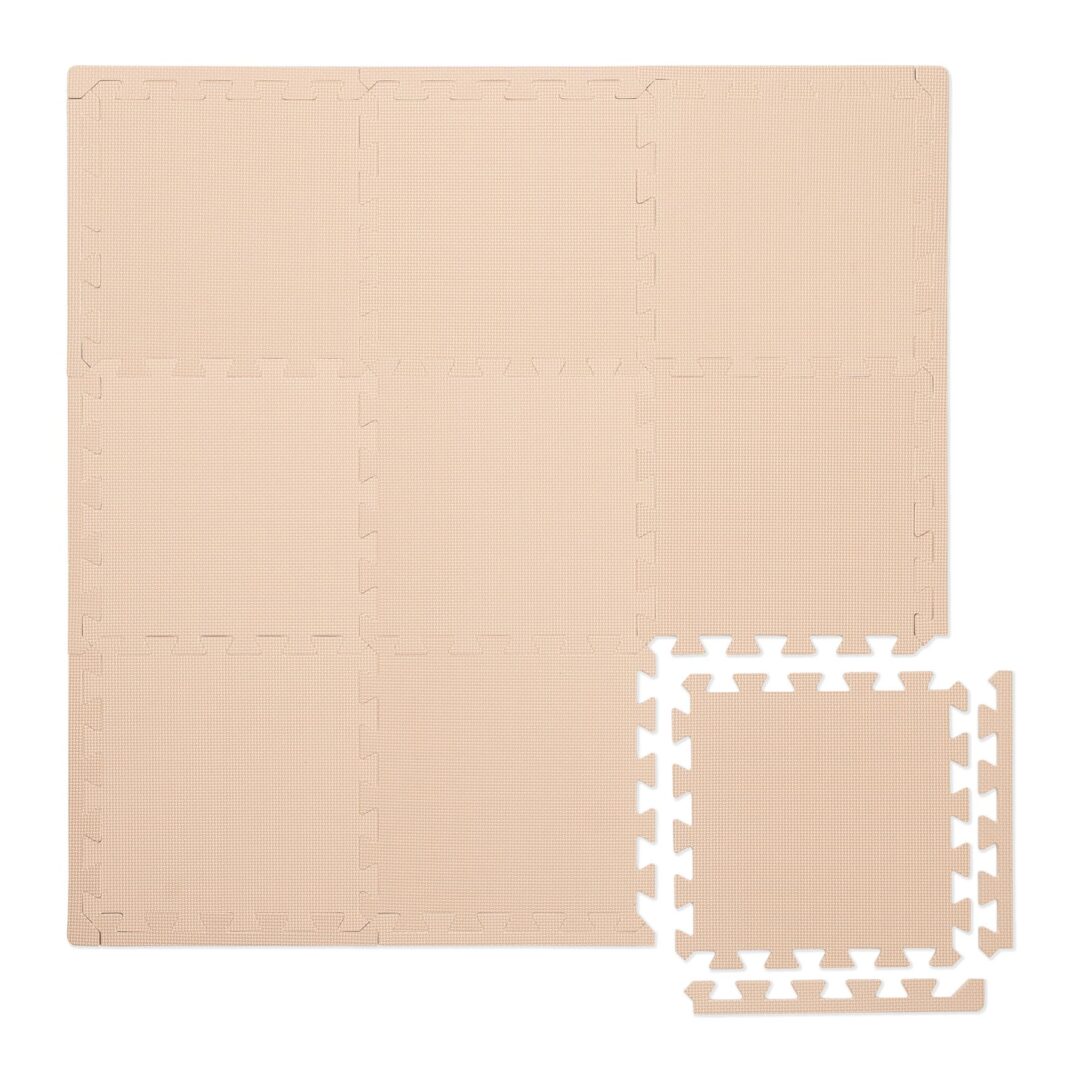 Beige 30cm EVA Foam Mats | Soft Floor KIDS