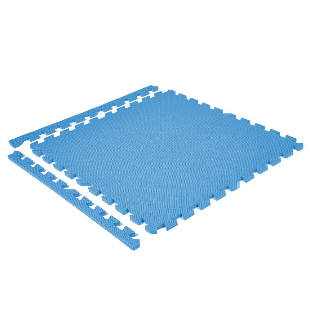 60cm EVA Foam Play Mats (Baby Blue) | Soft Floor KIDS