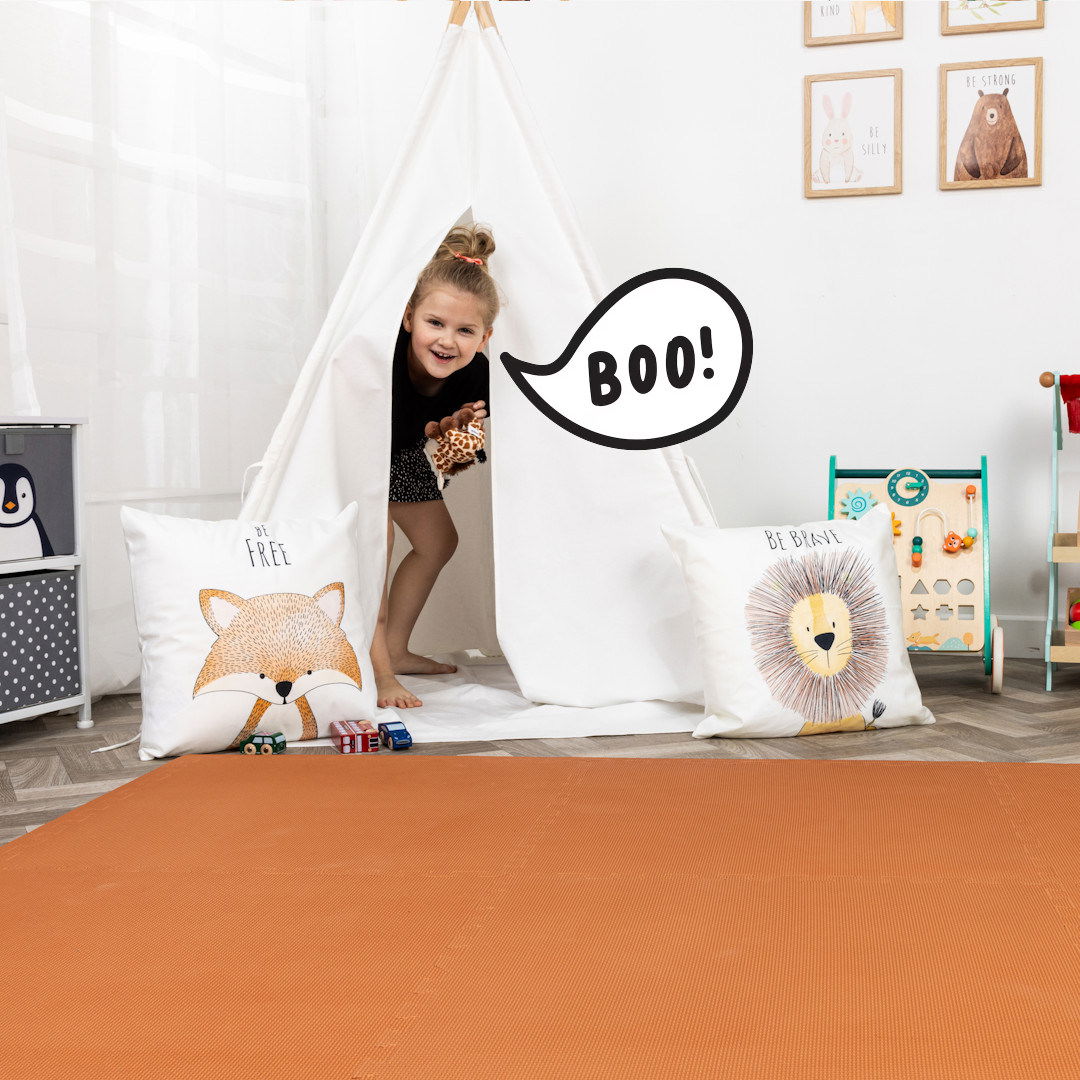 60cm EVA Foam Play Mats (Copper Orange) | Soft Floor KIDS