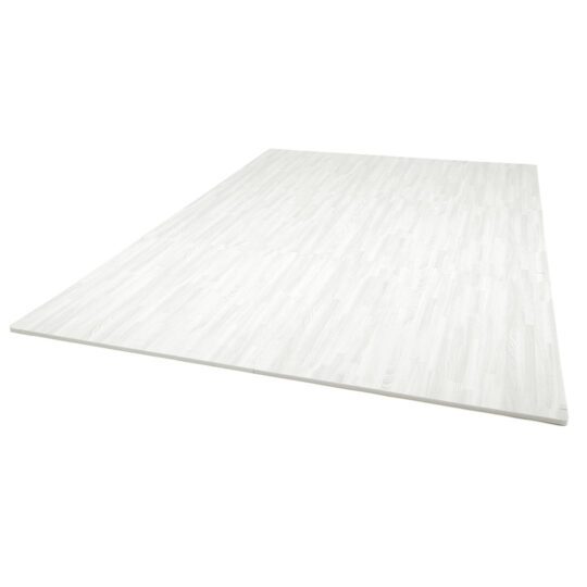 Wood Effect EVA Foam Play Mat 60cm (6 Pack) (Vintage White)