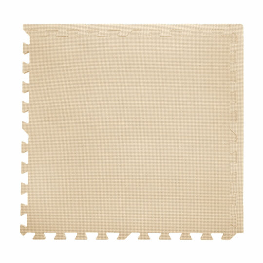 60cm EVA Foam Play Mats (Beige) | Soft Floor KIDS