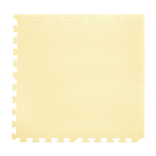 60cm EVA Foam Play Mats (Lemon Butter) | Soft Floor KIDS