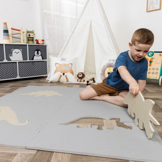 Dinosaur Themed Puzzle Play Mats | Soft Floor KIDS