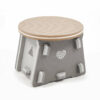 Kids EVA Foam Play Stool (Beige)