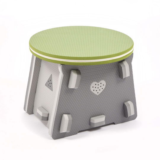 Kids EVA Foam Play Stool (Khaki Green)