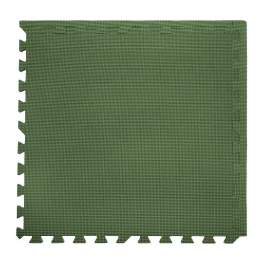 60cm EVA Foam Play Mats (Combat Green) | Soft Floor KIDS