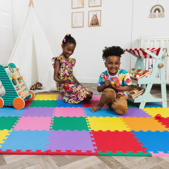 Padded outdoor play mat on sale