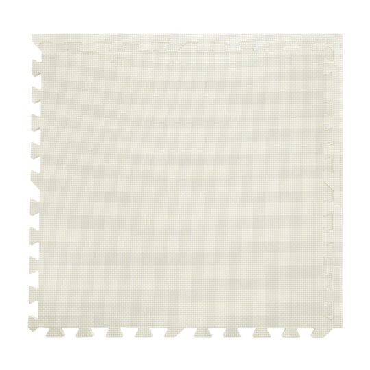 60cm EVA Foam Play Mats (Cream) | Soft Floor KIDS