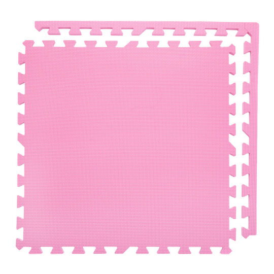60cm EVA Foam Play Mats (Pink) | Soft Floor KIDS