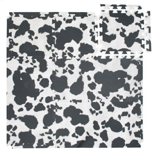 Cow Pattern EVA Foam Play Mat