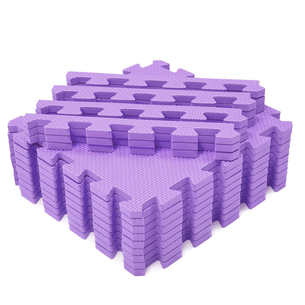 Purple 30cm Soft Mat (9 Pack)