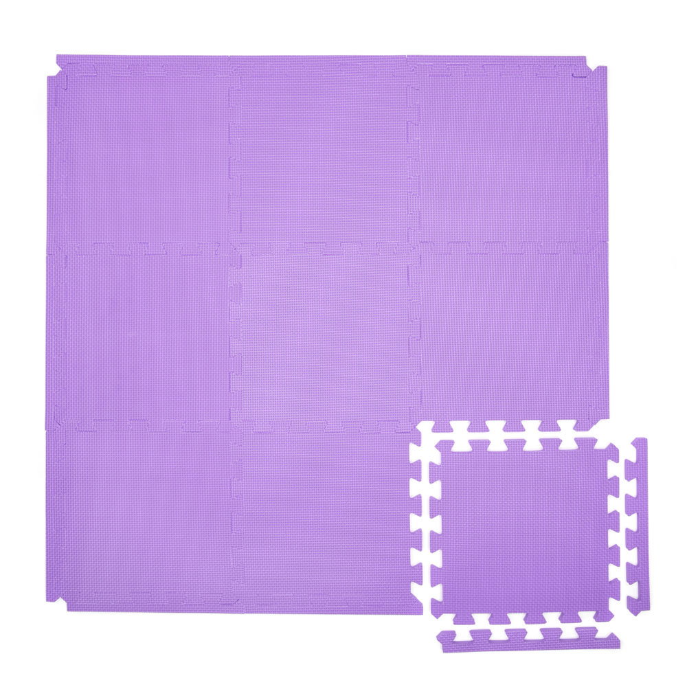 Purple soft floor matting example