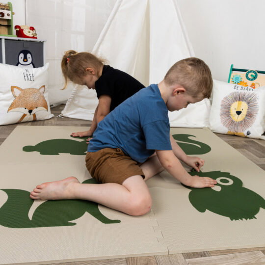 Woodland Animals Themed EVA Foam Play Mat