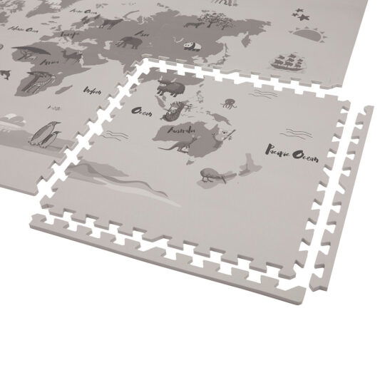 World Map Soft Play Mat 60cm (6 tiles)